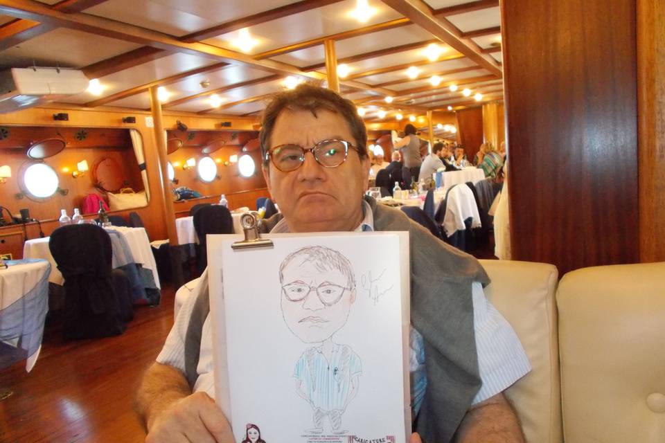 Caricature matrimonio Napoli