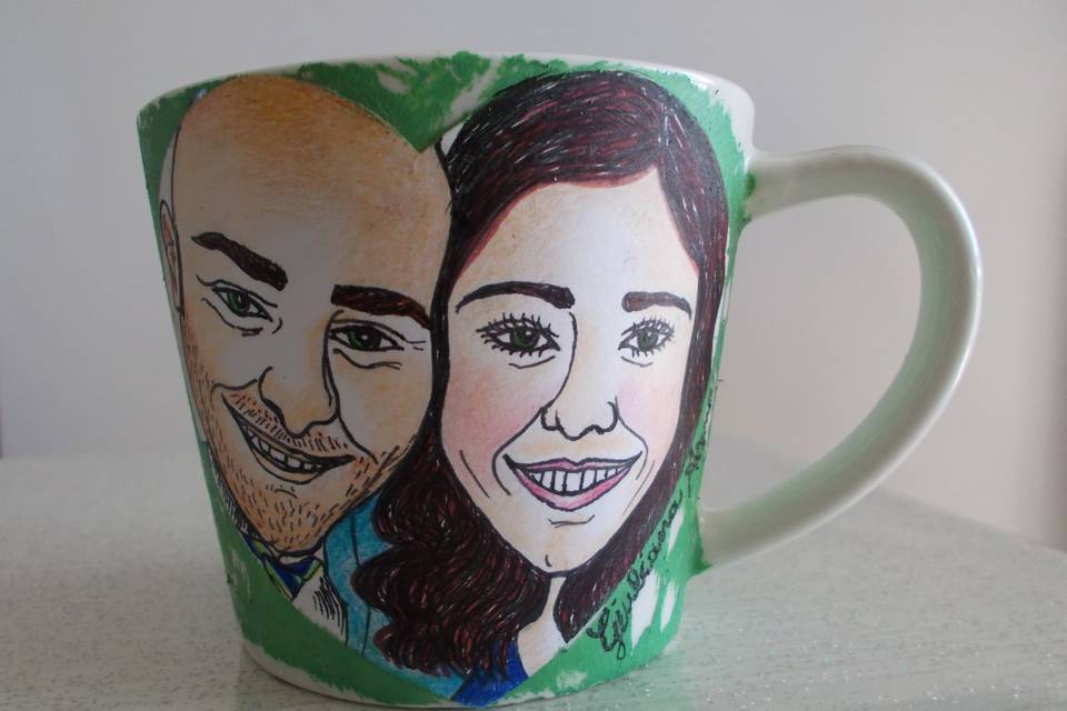 Tazza Con Caricatura