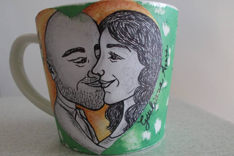 Tazza Con Caricatura