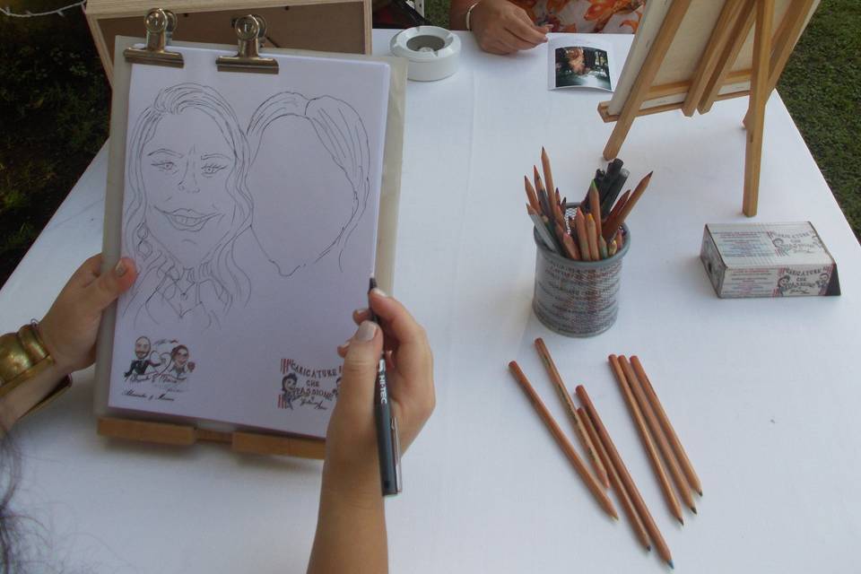 Caricaturista Villa Riflesso