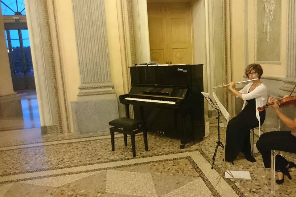 Matrimonio con violino e flauto