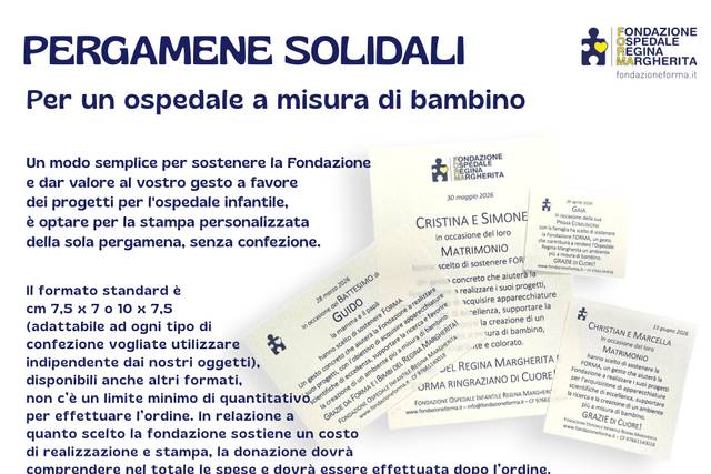 PERGAMENE PERSONALIZZATE