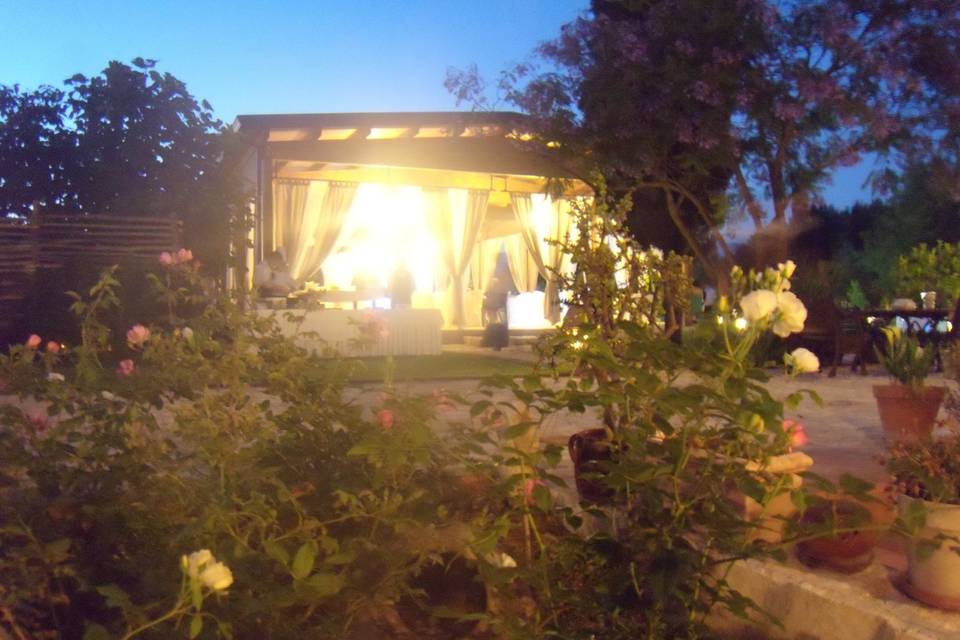 Gazebo illuminato