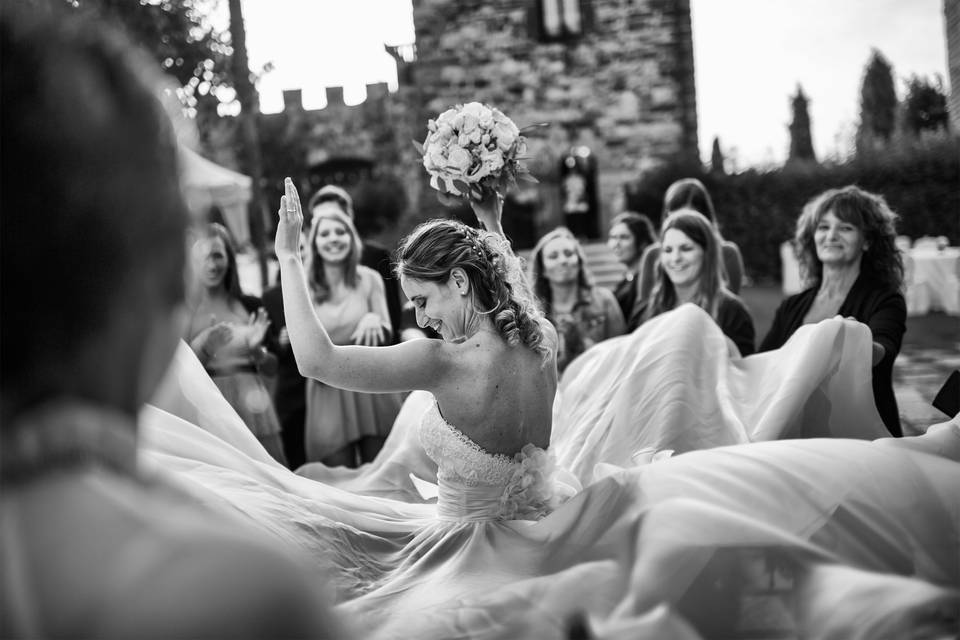 Sposa con amiche