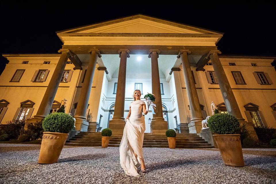 Sposa in villa