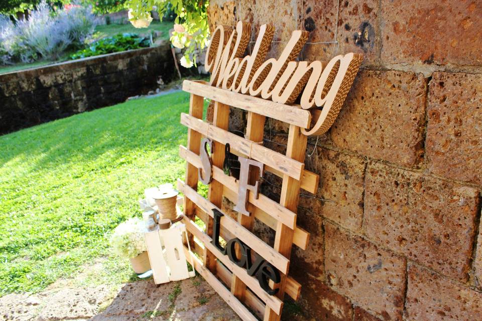 Rustic chic wedding