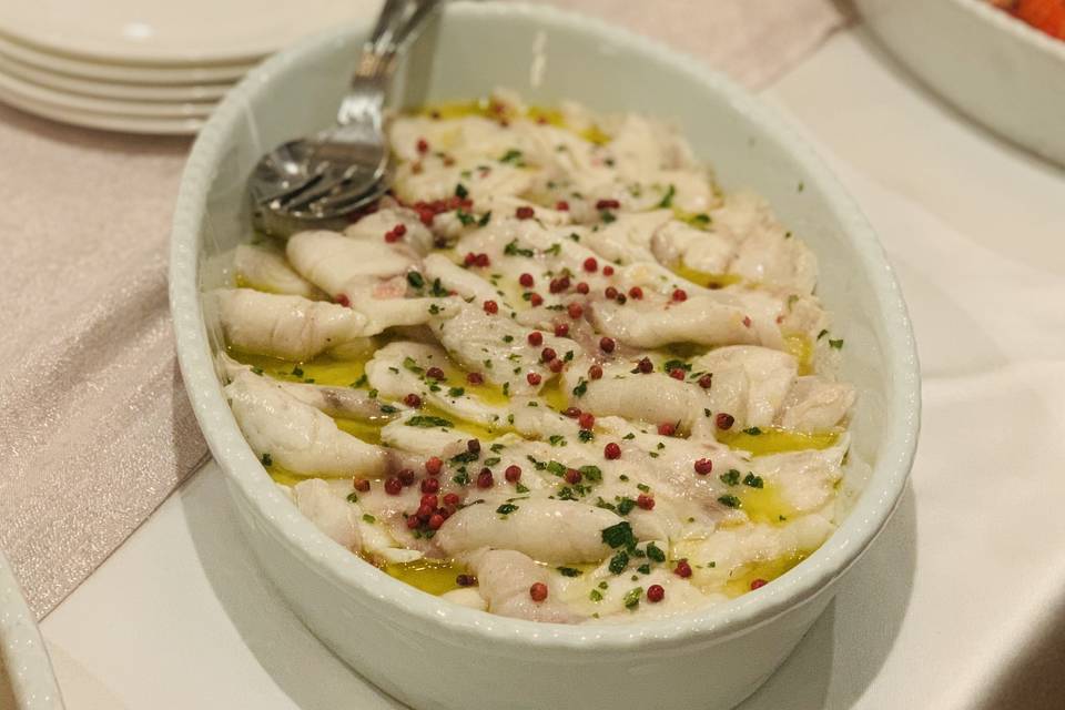 Crudo di Ricciola Marinato