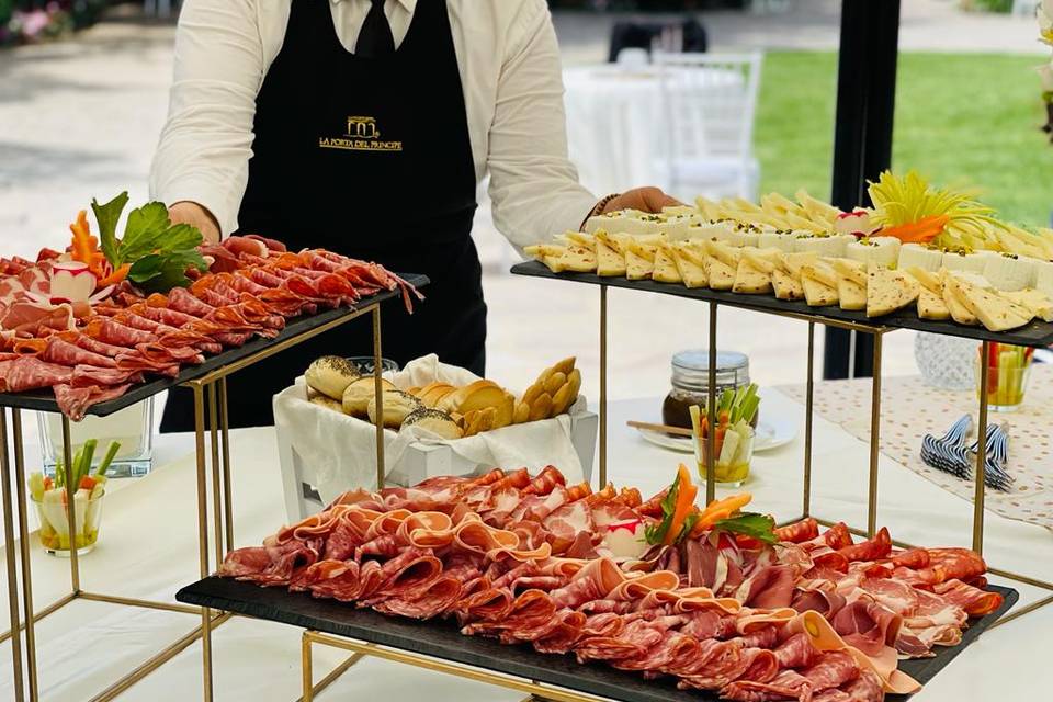 Il buffet di antipasti