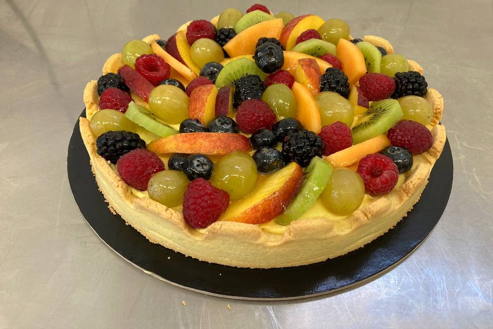 Crostata crema e frutta