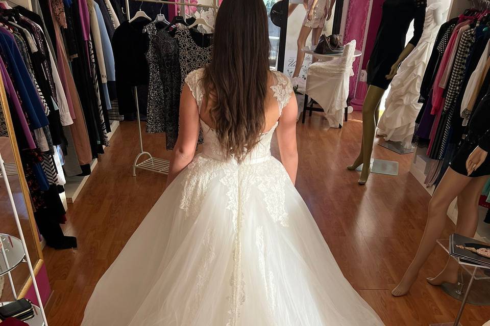 Strascico abito da sposa