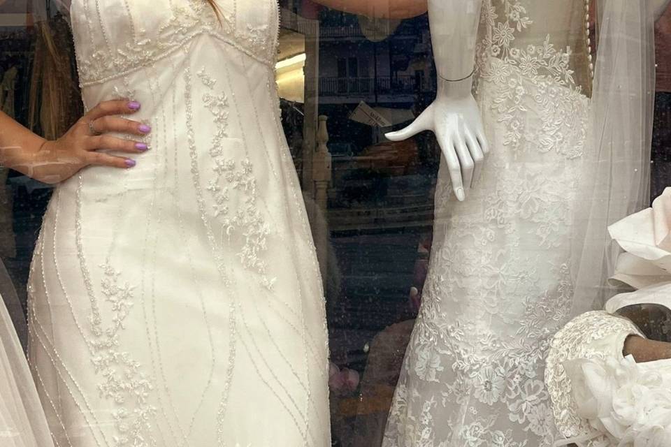 Abito da sposa in seta