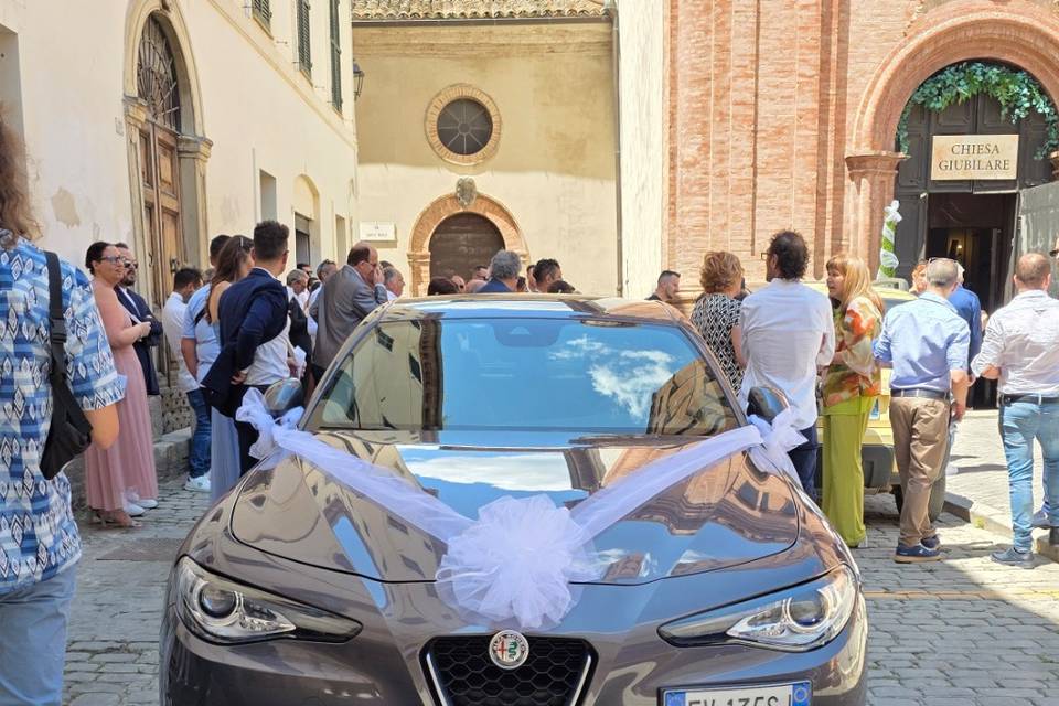 Arrivo chiesa
