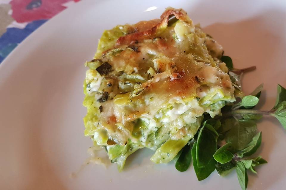 Lasagne zucchine e provola