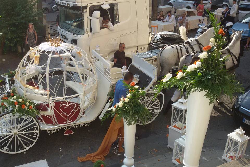 Carrozza con cavalli
