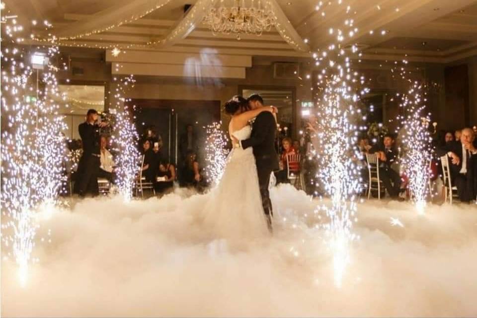 Ballo sulle nuvole con effetti
