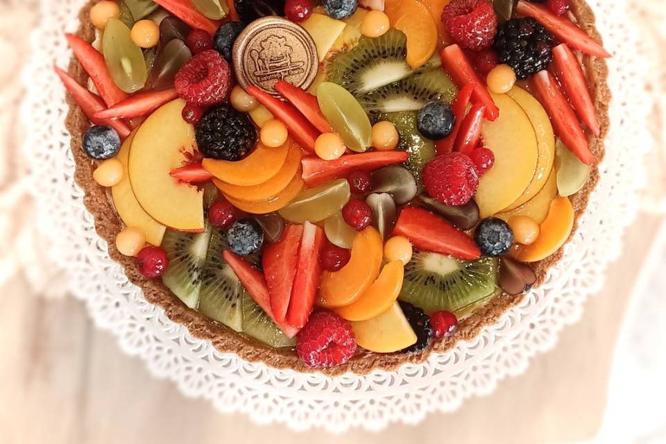 Crostata di frutta vegan