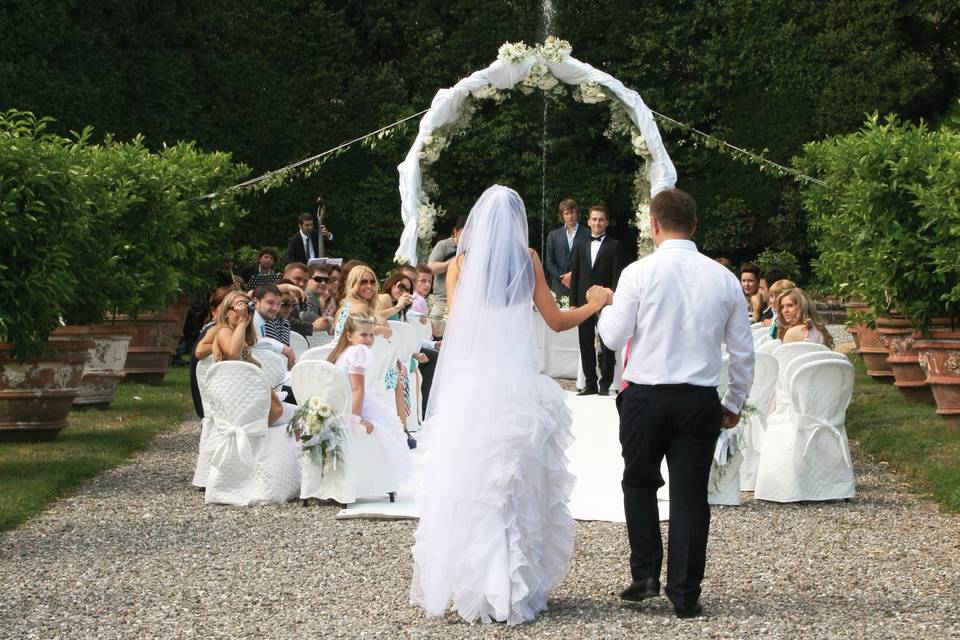 Arrivo della sposa