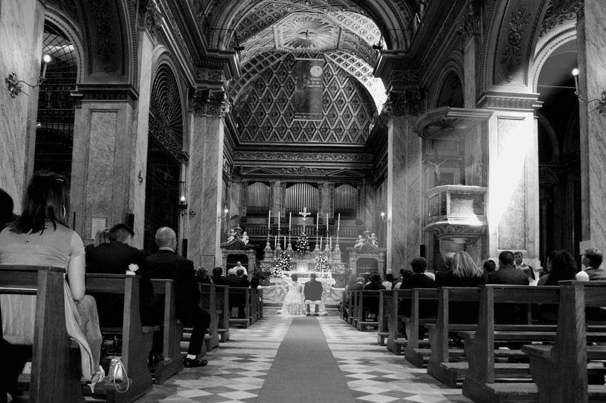 Cerimonia in chiesa