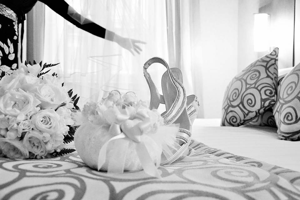 Preparativi a casa della sposa