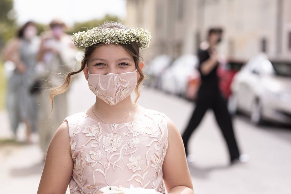 Coroncina di velo da sposa