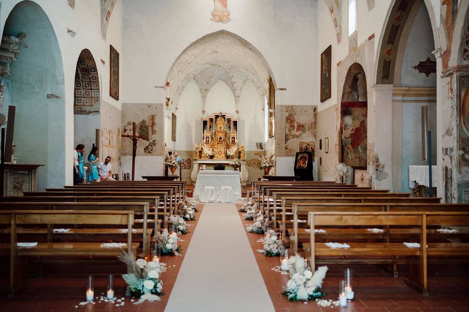 Allestimento chiesa