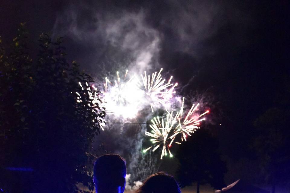 Torta e Fuochi d'artificio