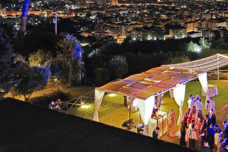 Panorama di notte