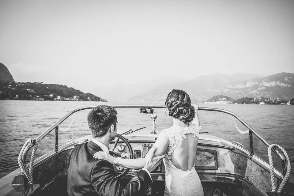 Lake como wedding photos
