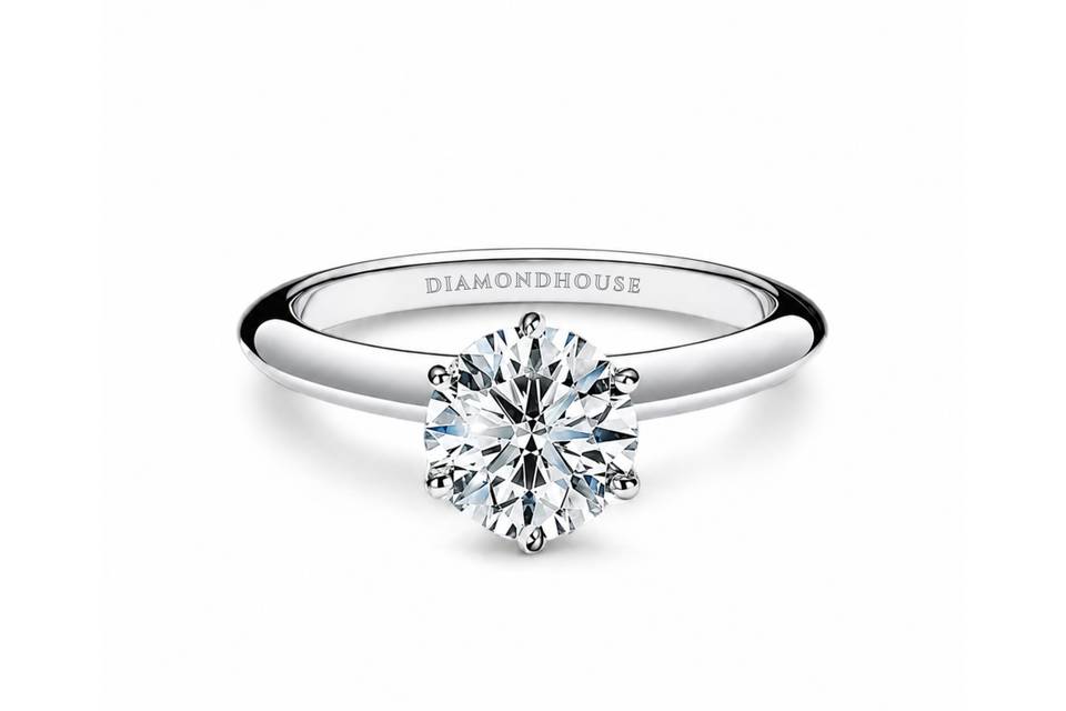 Solitario stile Tiffany