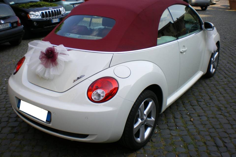 New beetle bianco cabrio