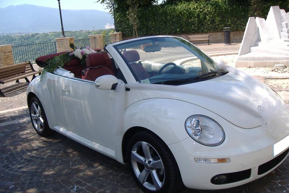 New beetle bianco cabrio