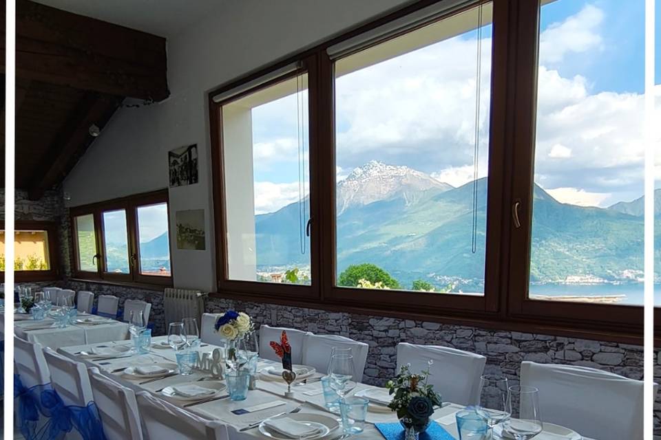 Tavoli vista lago