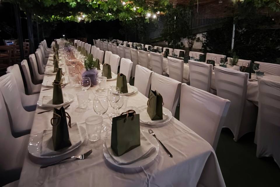 Veranda alla sera