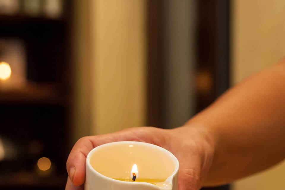 Massaggio candela