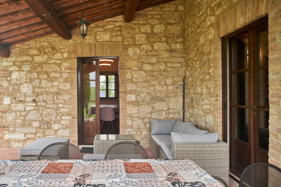 Patio Apt.Mora