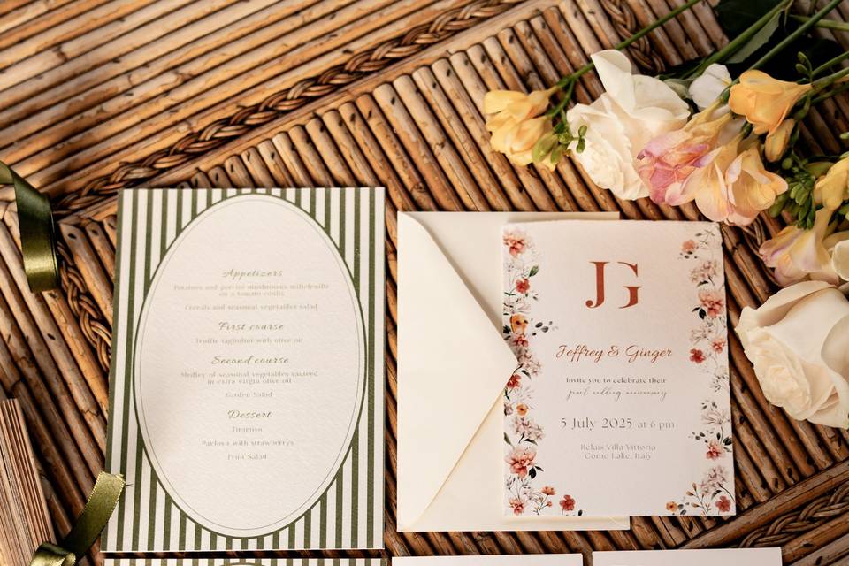 Stationery matrimonio
