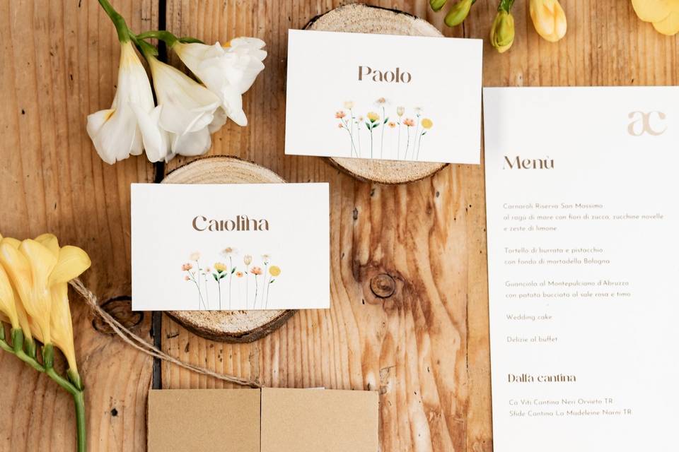 Stationery matrimonio