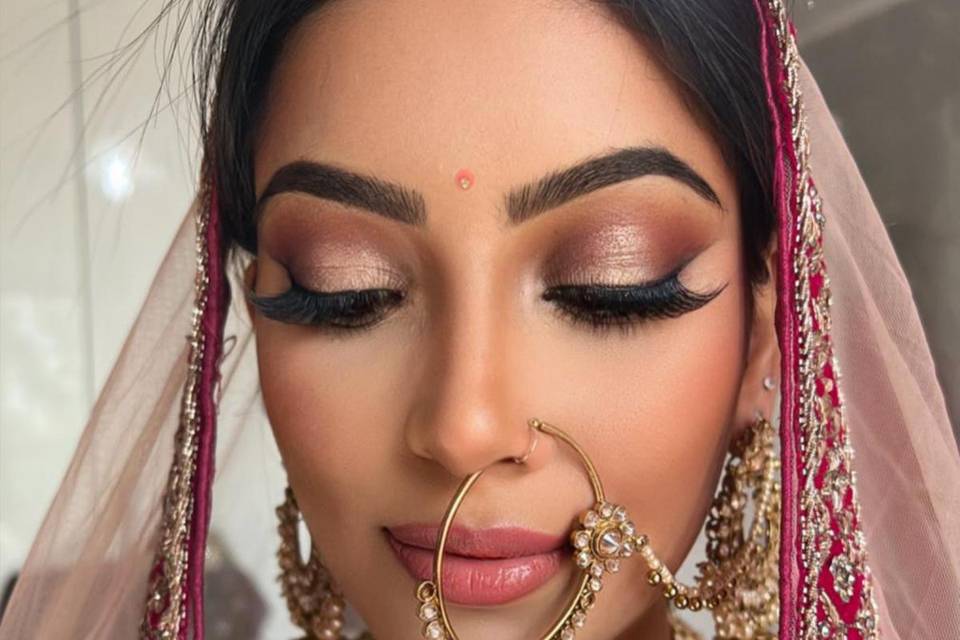 Nehal, trucco sposa indiana