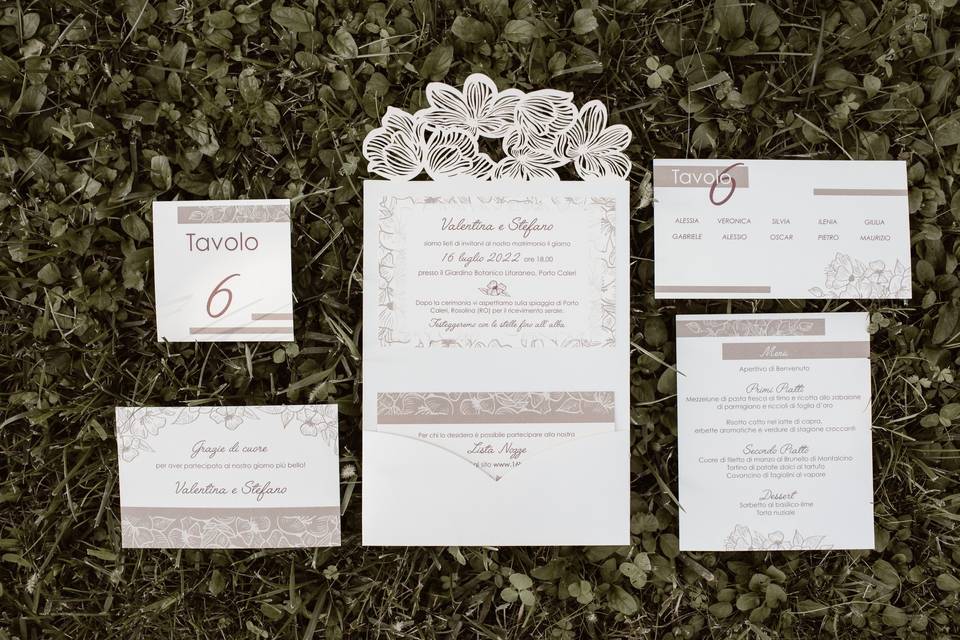 Valentina+Stefano Stationery