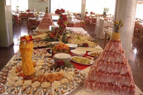 Presentazione buffet salato