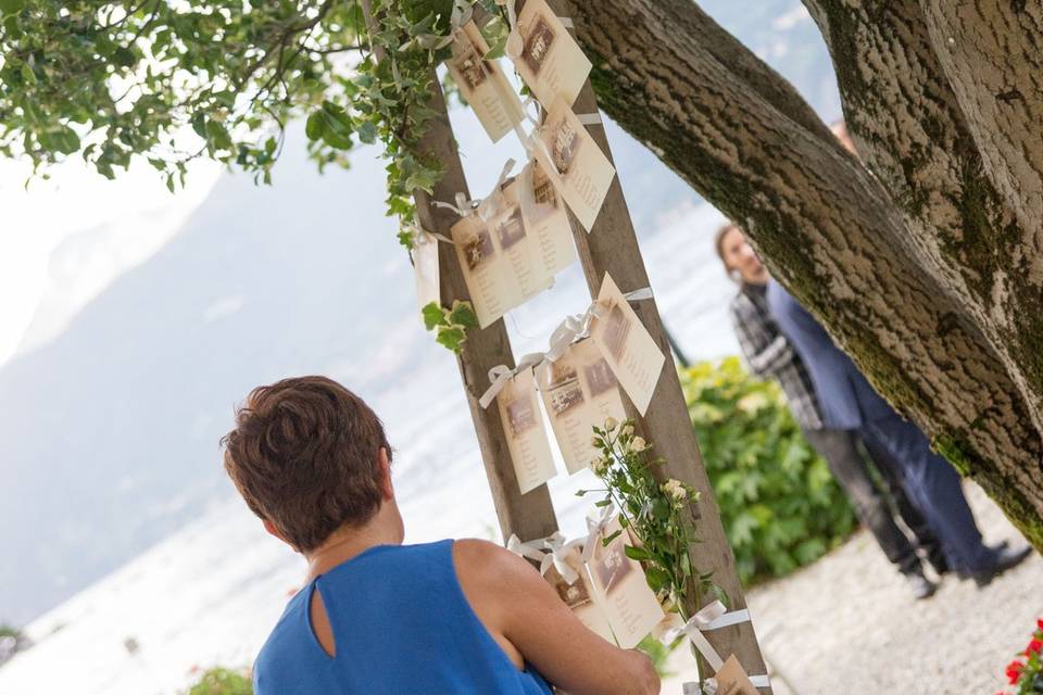 Il suo arrivo in chiesa