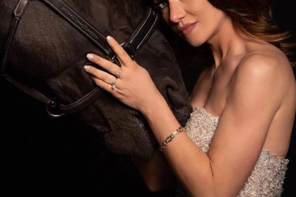Make-up smokey sposa
