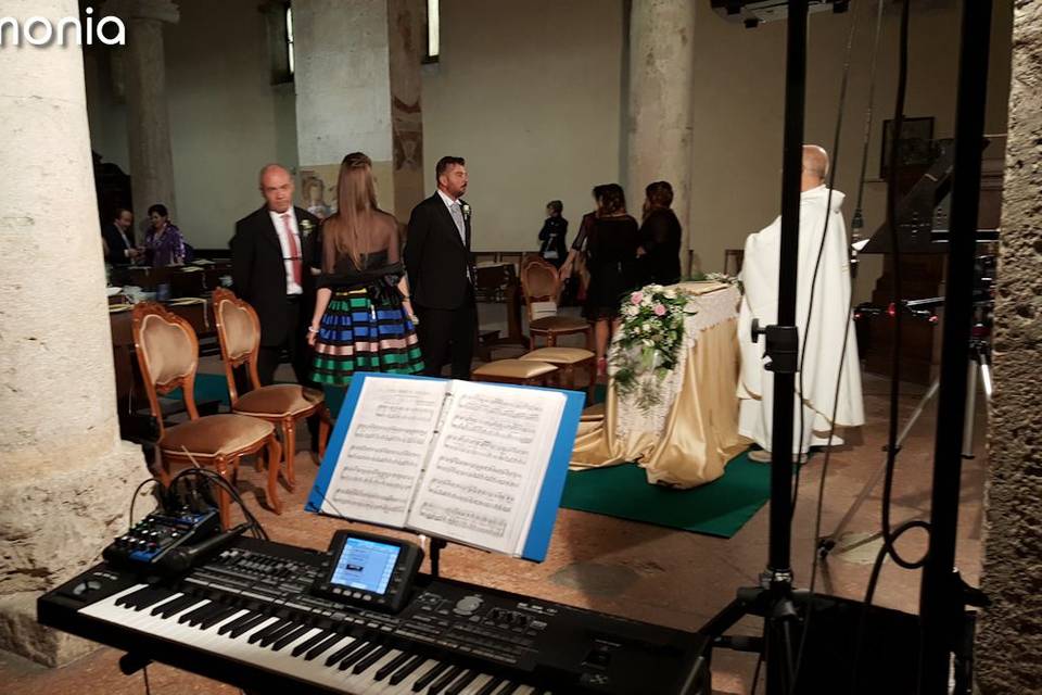 La cerimonia in Chiesa