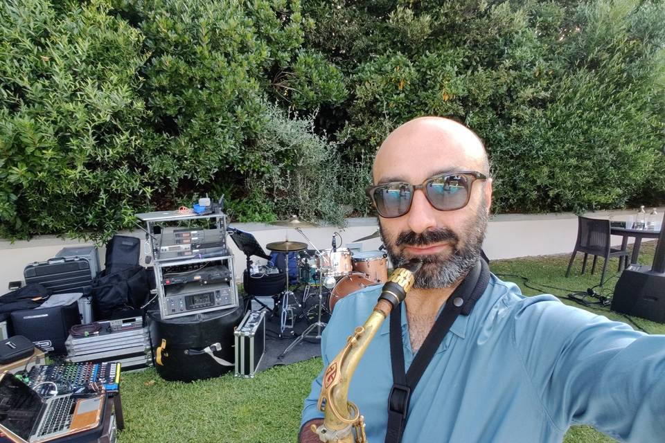 Solo sax aperitif