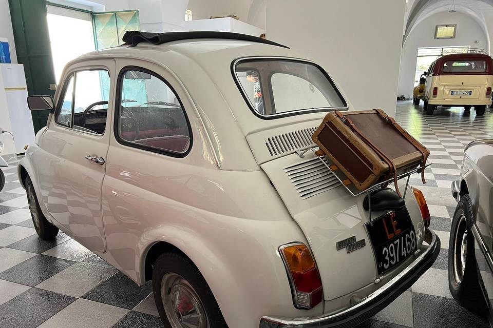 Fiat 500 bianca