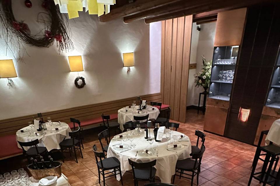 Sala allestita per eventi