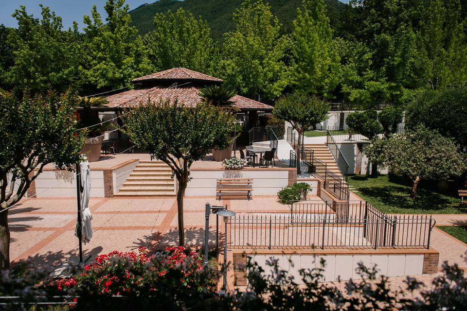 Vista dalle camere