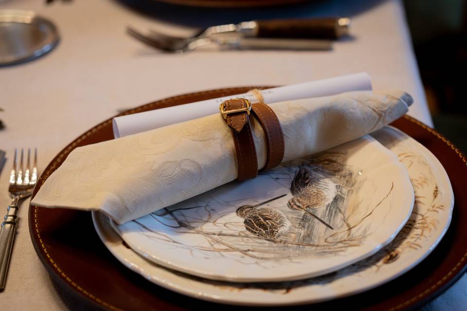Dettaglio mise en place