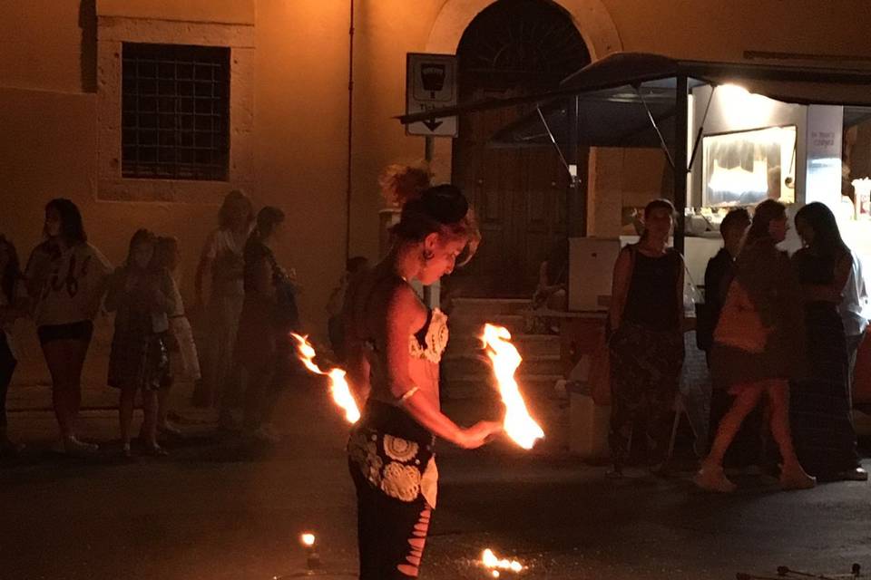 Magic fire shows