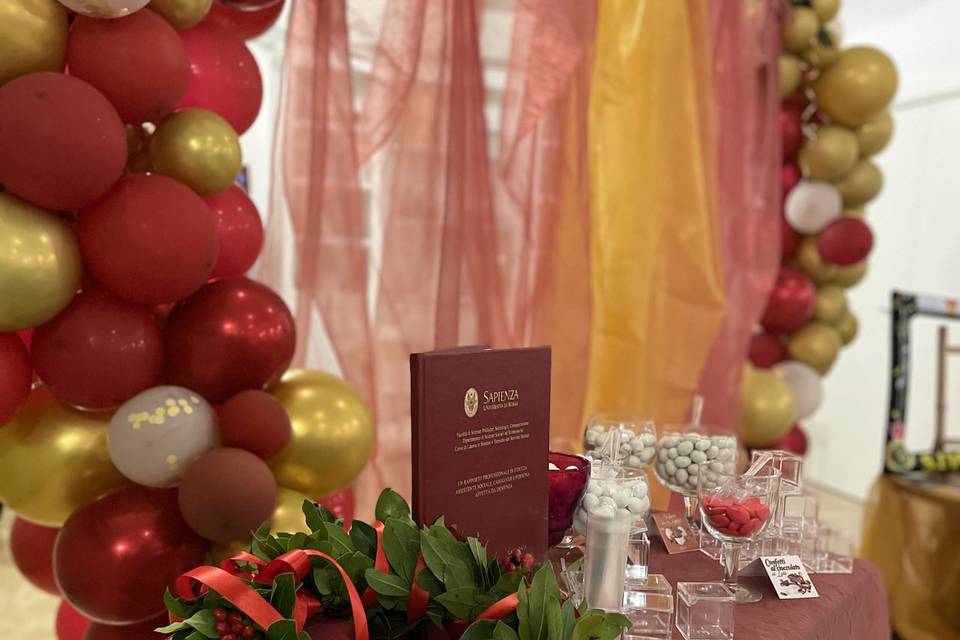 Allestimento laurea